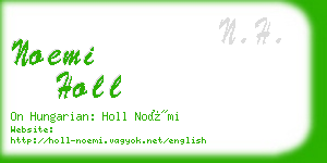 noemi holl business card